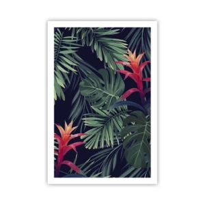 Poster - Ontsteken in het groen - 61x91 cm