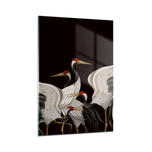 Schilderen op glas - Vogel spullen - 50x70 cm