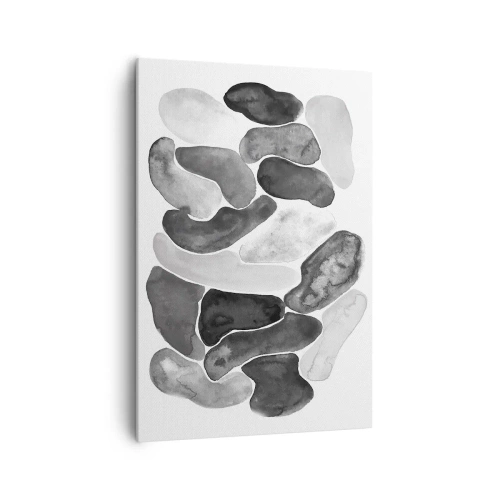 Schilderen op canvas - Rotsachtige abstractie - 70x100 cm