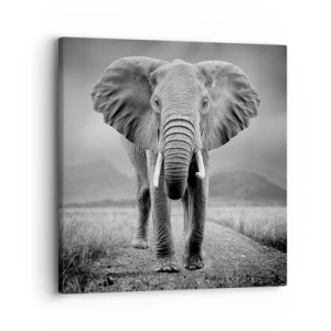 Schilderen op canvas - De gastheer heet je welkom - 30x30 cm