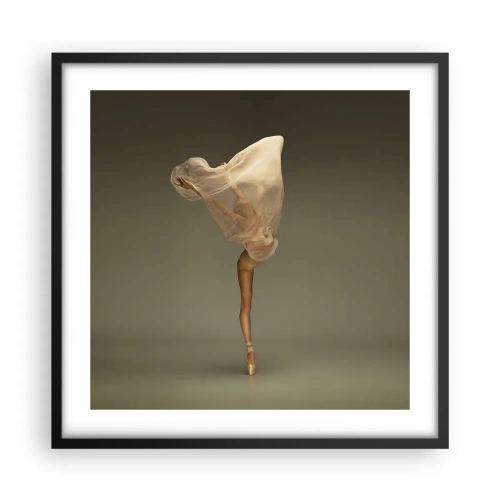 Poster in een zwarte lijst - Het zal snel omhoog vliegen - 50x50 cm