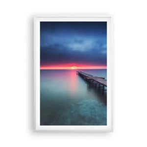 Poster in een witte lijst - Tussen hemel en aarde - 61x91 cm