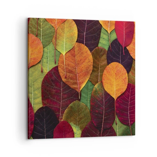 Schilderen op canvas - Herfst mozaïek - 60x60 cm
