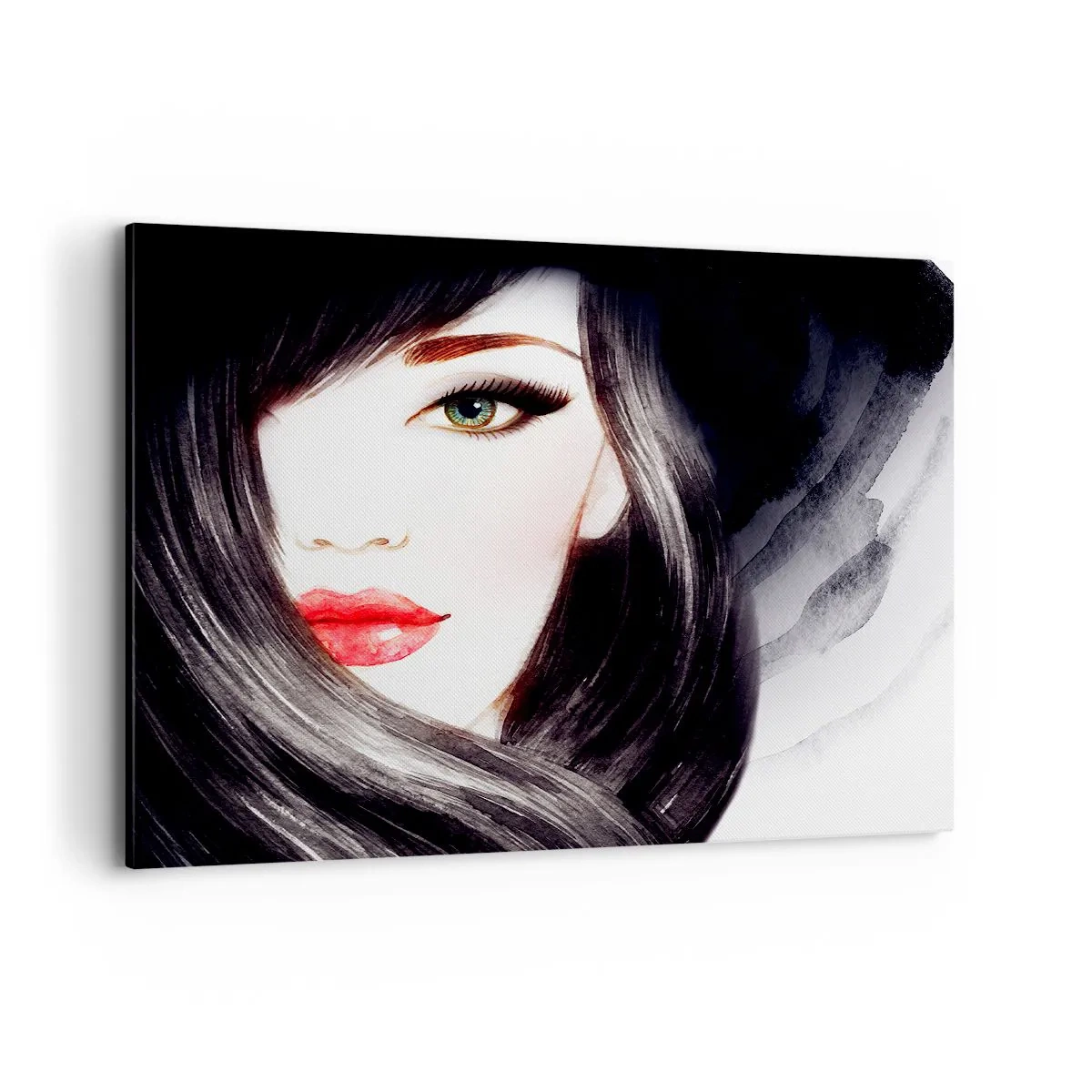 Schilderen op canvas - Saffier look - 100x70 cm