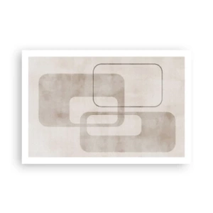 Poster - Geometrische voeg - 91x61 cm