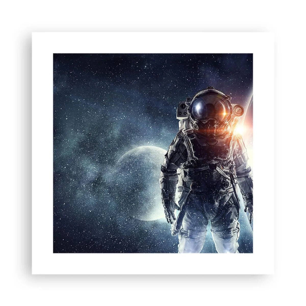 Poster - Ruimte avontuur - 40x40 cm