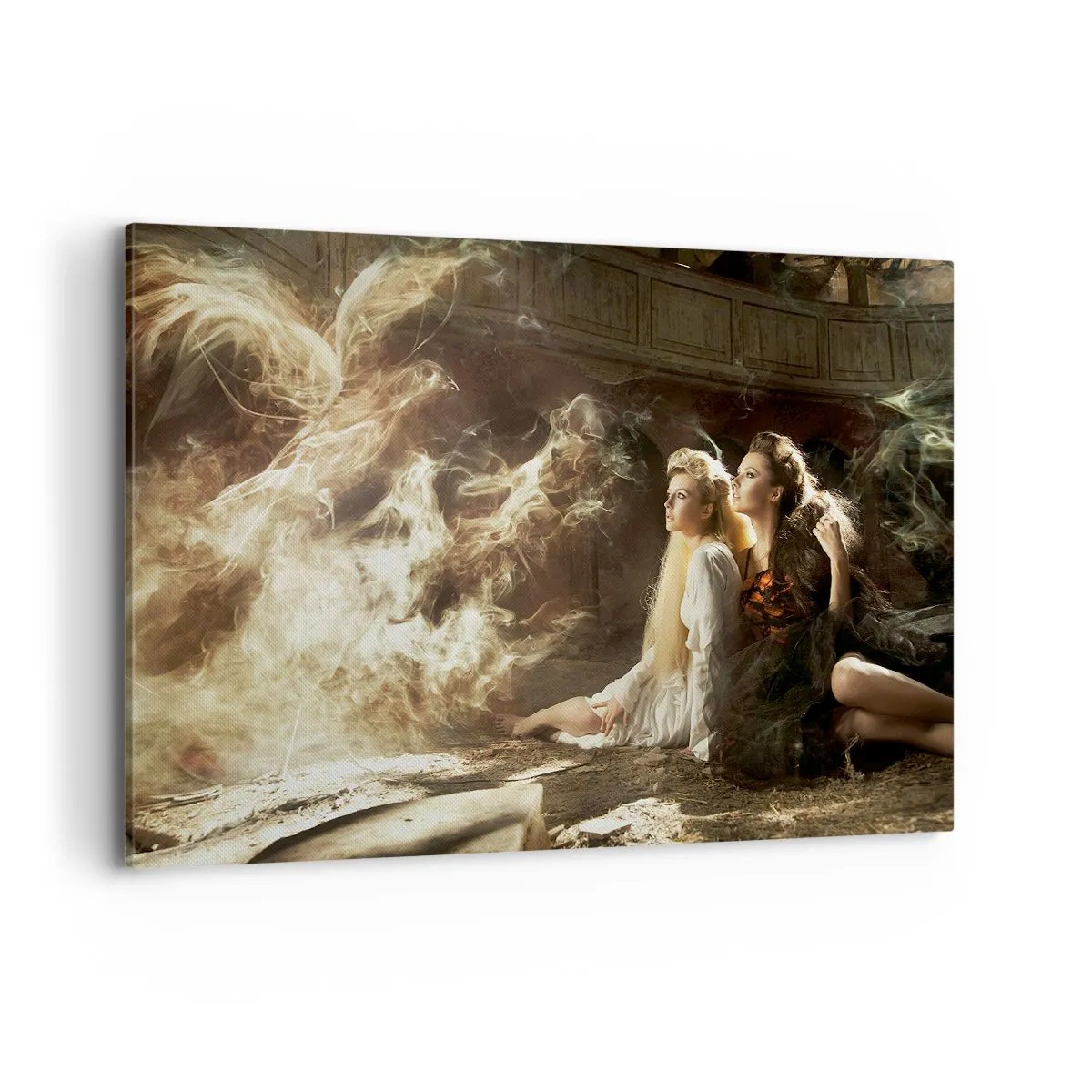 Schilderen op canvas - En er was poëzie - 120x80 cm