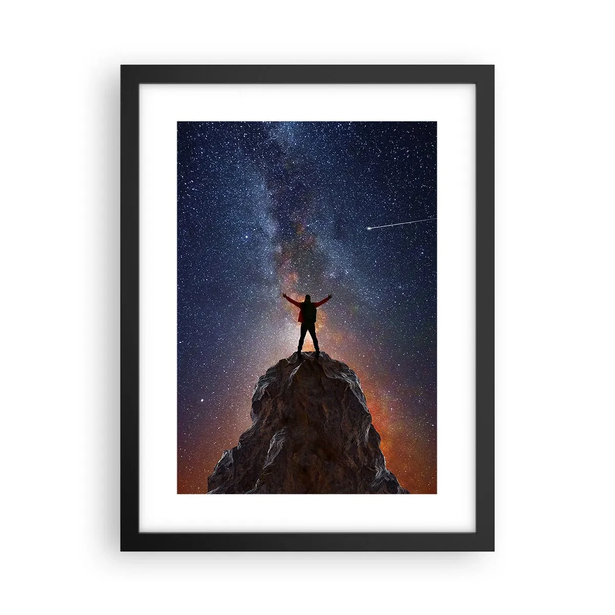 Poster in een zwarte lijst - De Kracht is bij mij! - 30x40 cm