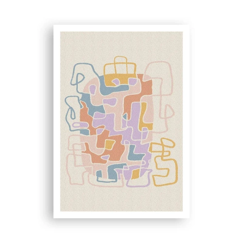 Poster - Labyrint – een vreugdevol avontuur - 70x100 cm