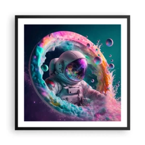 Poster in een zwarte lijst - Sterrenpoort - 60x60 cm