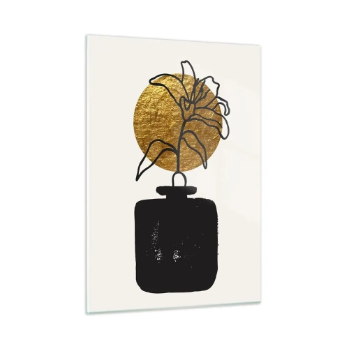 Schilderen op glas - Schoonheid is goud waard - 50x70 cm