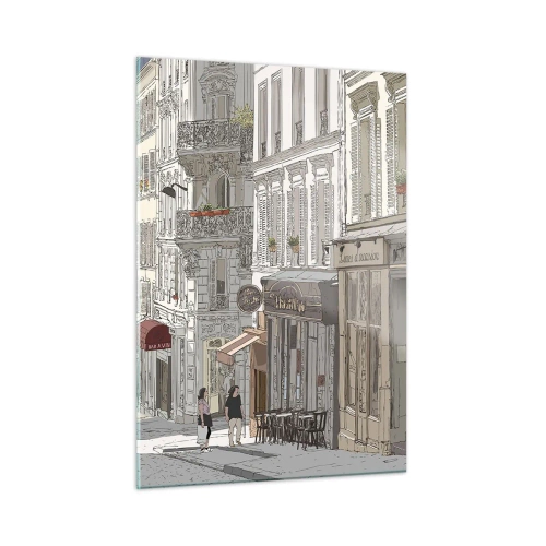 Schilderen op glas - Stadsvreugde - 50x70 cm