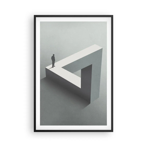 Poster in een zwarte lijst - Maar het is toch mogelijk - 61x91 cm