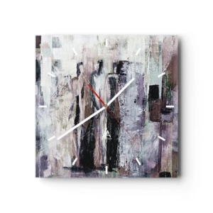 Wandklok - Klok - De mysterieuze drie - 30x30 cm