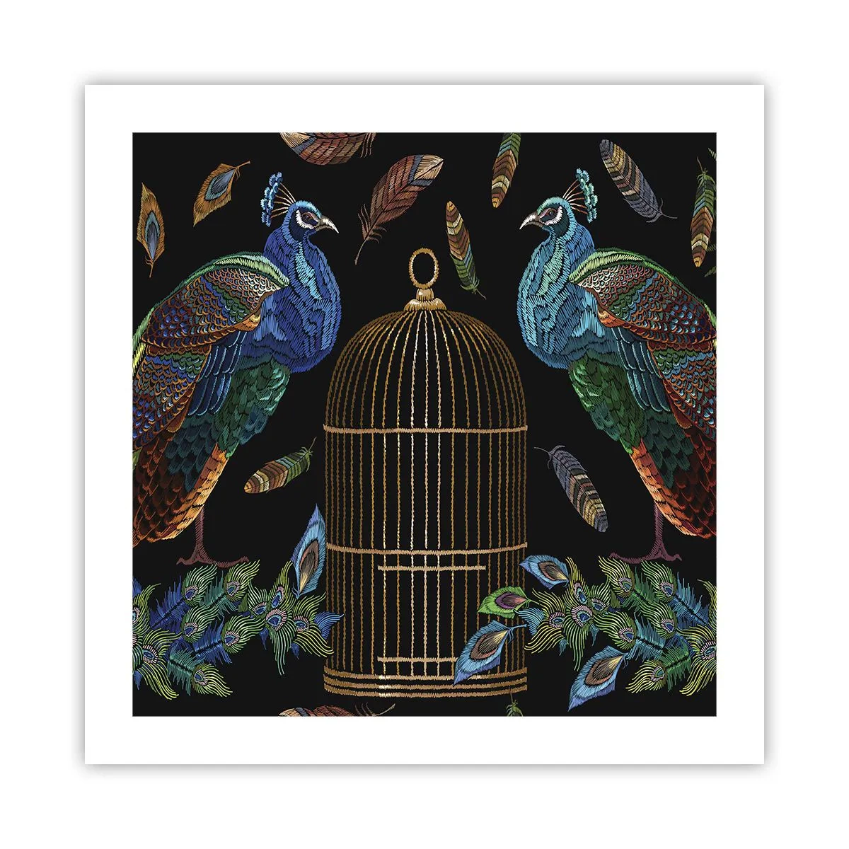 Poster - In koninklijke gewaden - 50x50 cm