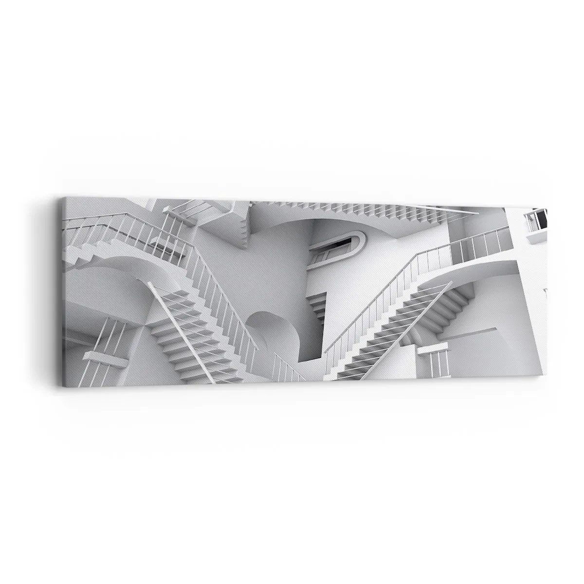 Schilderen op canvas - De paradoxen van de ruimte - 90x30 cm