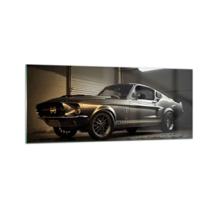 Schilderen op glas - Terug naar het verleden - 100x40 cm