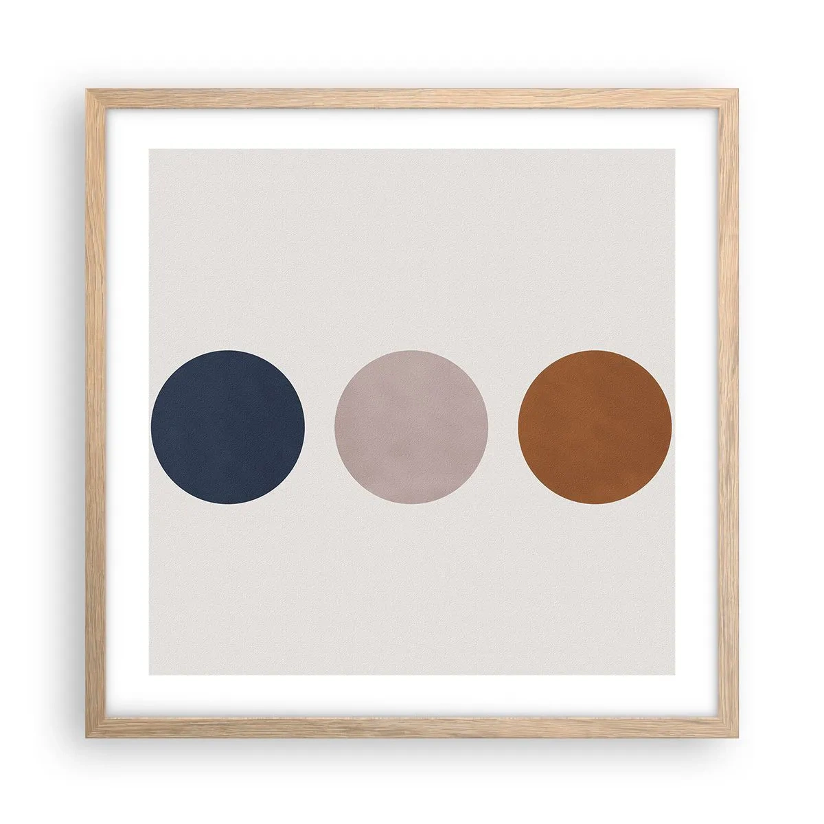 Een poster in een licht eiken lijst - Een symbool van uitmuntendheid - 50x50 cm