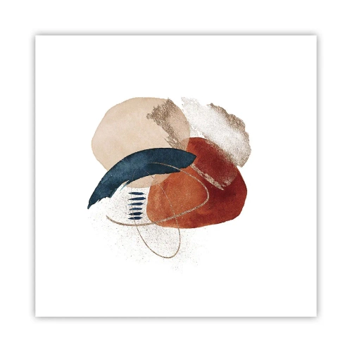 Poster - Ovale compositie - 30x30 cm