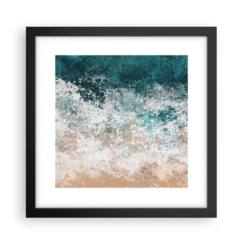 Poster in een zwarte lijst - Zeeverhalen - 30x30 cm