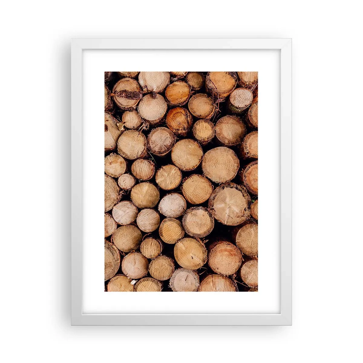 Poster in een witte lijst - Een nieuw begin - 30x40 cm