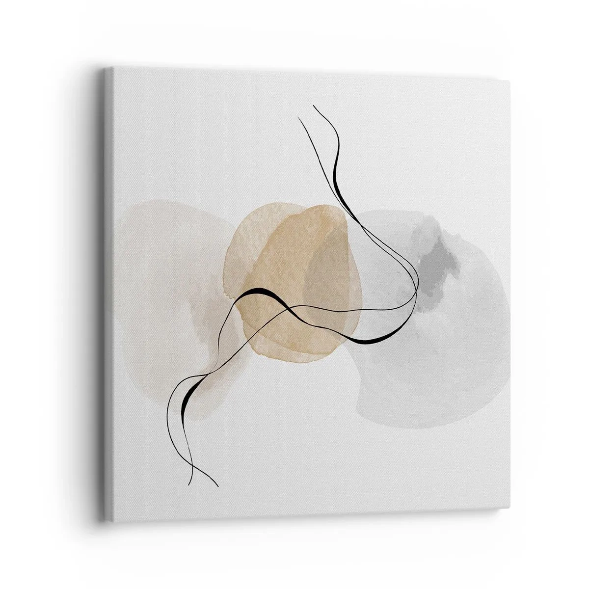 Schilderen op canvas - Lucht kralen - 30x30 cm