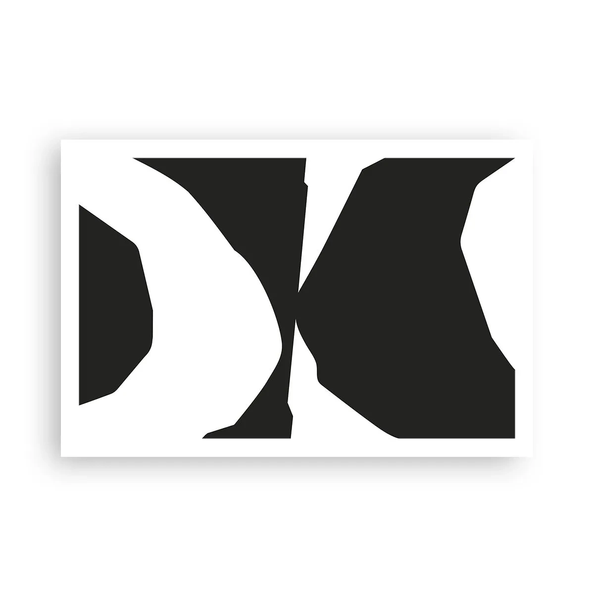 Poster - Positief – negatief - 91x61 cm