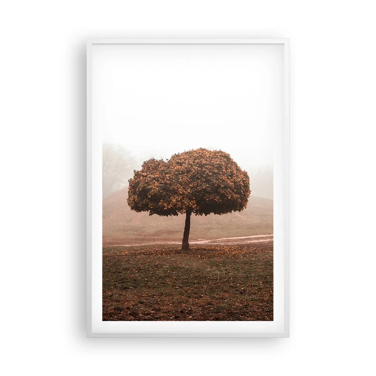 Poster in een witte lijst - Na een drukke zomer - 61x91 cm