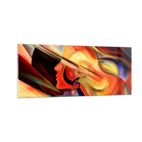 Schilderen op glas - Alles in orde - 100x40 cm