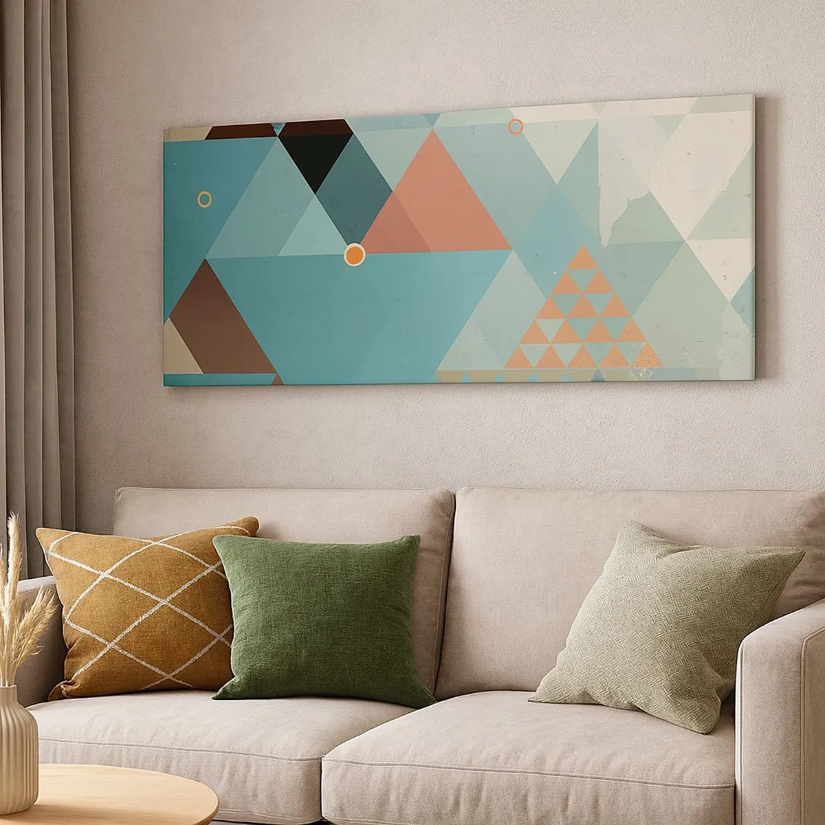 Schilderen op canvas - Eenheid van veelheid, veelheid van eenheid - 100x40 cm