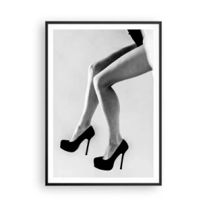 Poster in een zwarte lijst - Eeuwige vrouwelijkheid - 70x100 cm