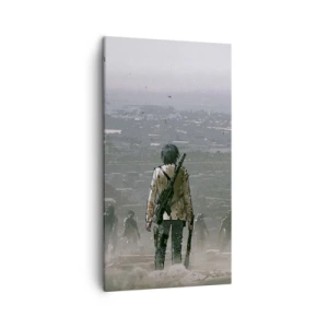 Schilderen op canvas - Laatste Rechtvaardige? - 45x80 cm