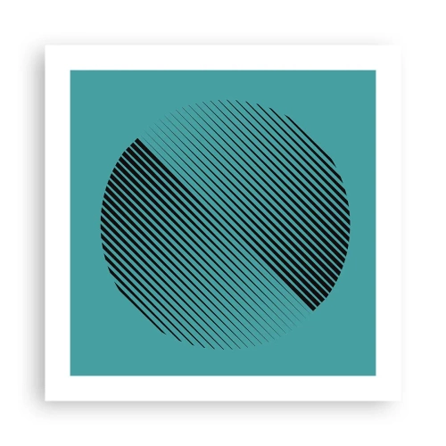 Poster - Cirkel – een geometrische variatie - 50x50 cm