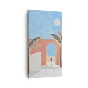 Schilderen op canvas - Arabische dag - 55x100 cm