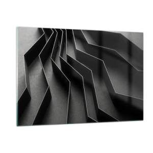 Schilderen op glas - Ruimtelijke orde - 120x80 cm