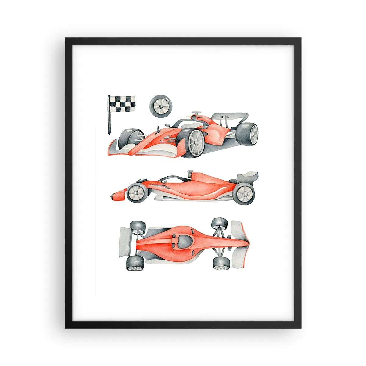 Poster in een zwarte lijst - Jaag je droom na - 40x50 cm