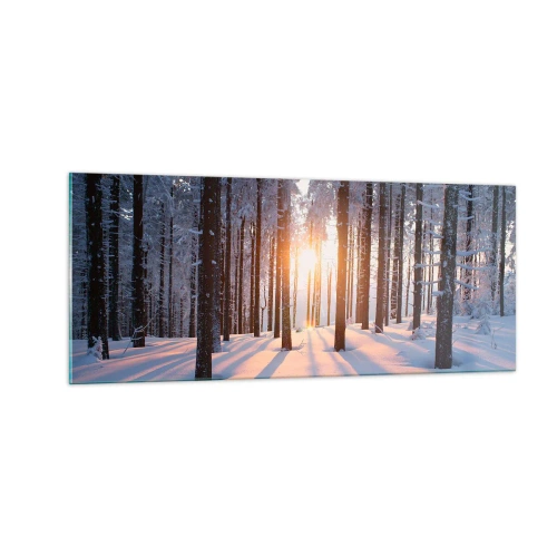 Schilderen op glas - Duidelijk in zwart-wit - 100x40 cm