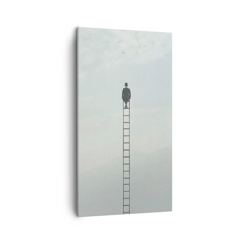 Schilderen op canvas - Stap verder op! - 45x80 cm