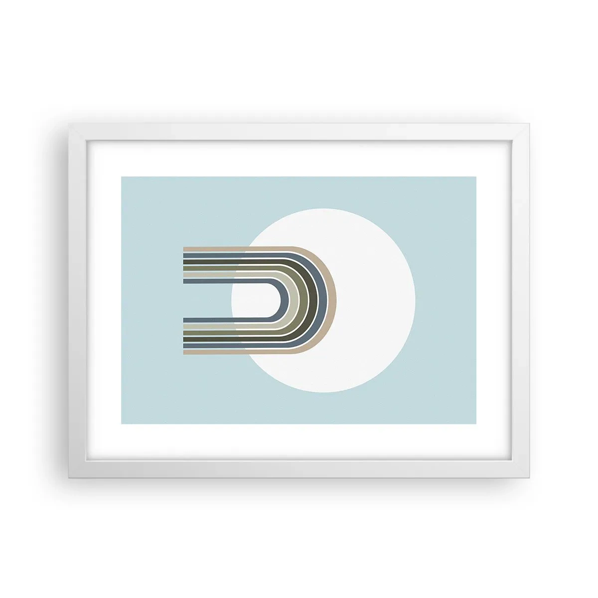 Poster in een witte lijst - Onweerstaanbare aantrekkingskracht - 40x30 cm