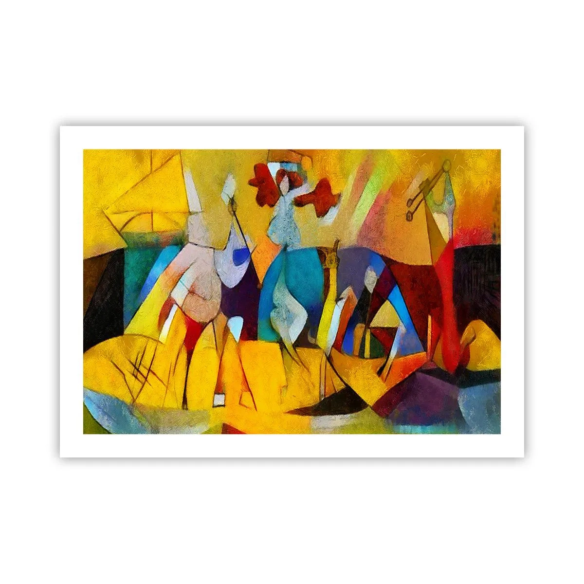 Poster - Zon - leven - vreugde - 70x50 cm
