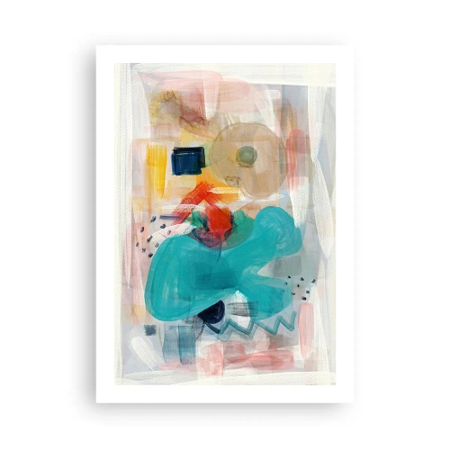 Poster - Kleurrijk spel - 50x70 cm
