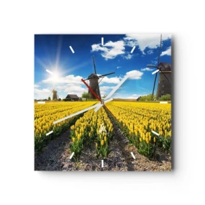 Wandklok - Klok - Hollandser kan het niet - 30x30 cm