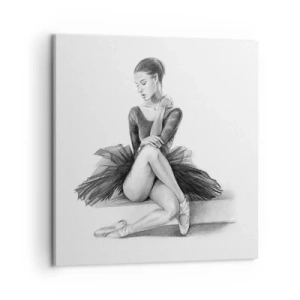 Schilderen op canvas - Betoverd door de dans - 50x50 cm