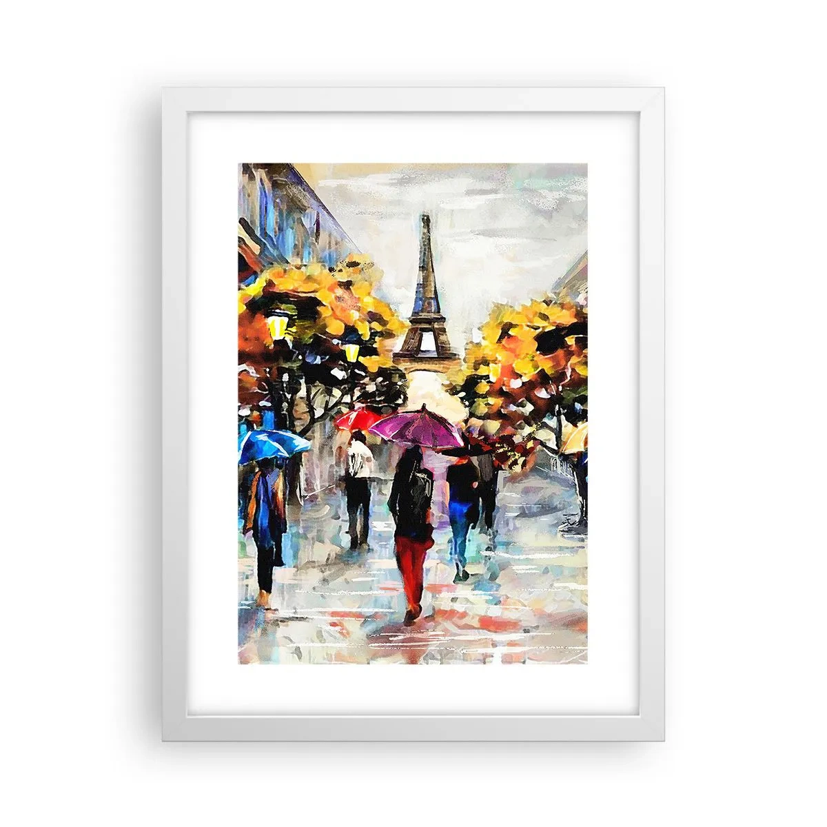 Poster in een witte lijst - Vooral mooi in de herfst - 30x40 cm