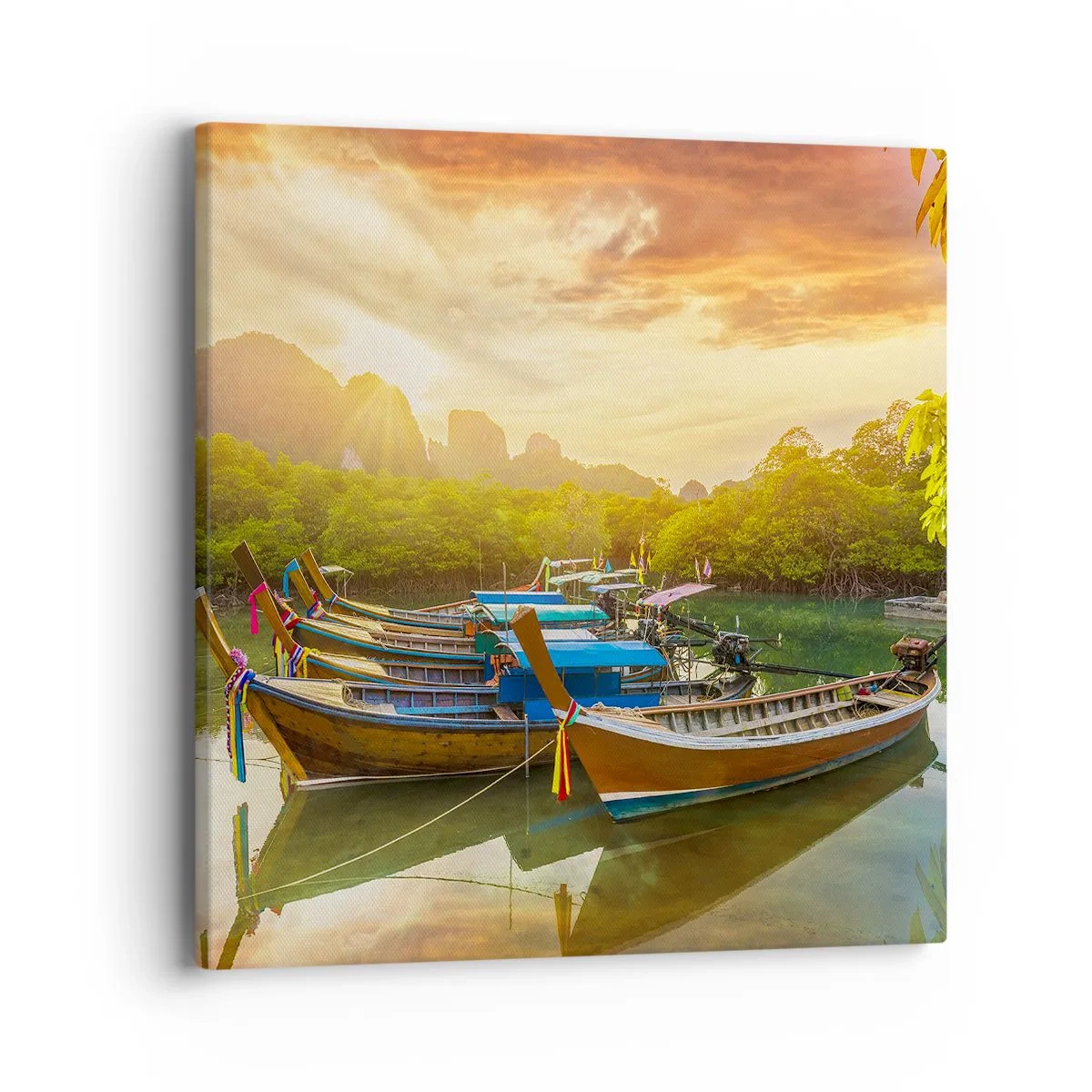 Schilderen op canvas - Voor een drukke dag - 40x40 cm