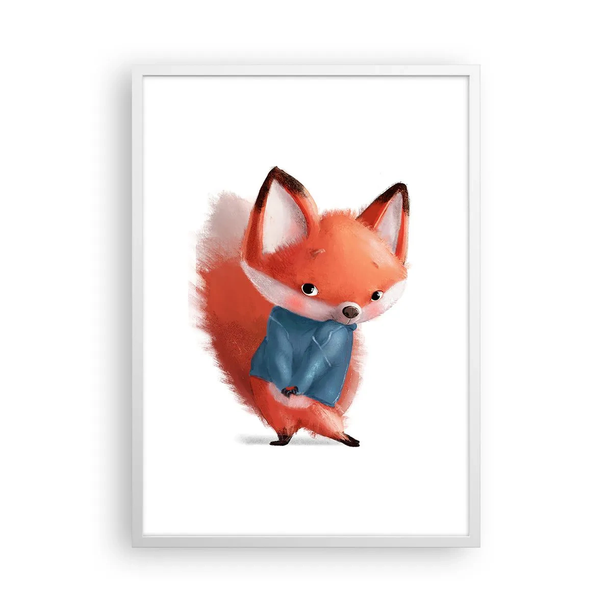 Poster in een witte lijst - Past het bij me? - 50x70 cm