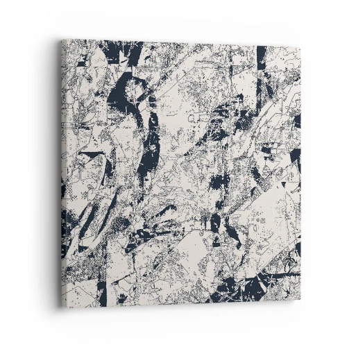 Schilderen op canvas - Interpenetratie van tegenstellingen - 30x30 cm