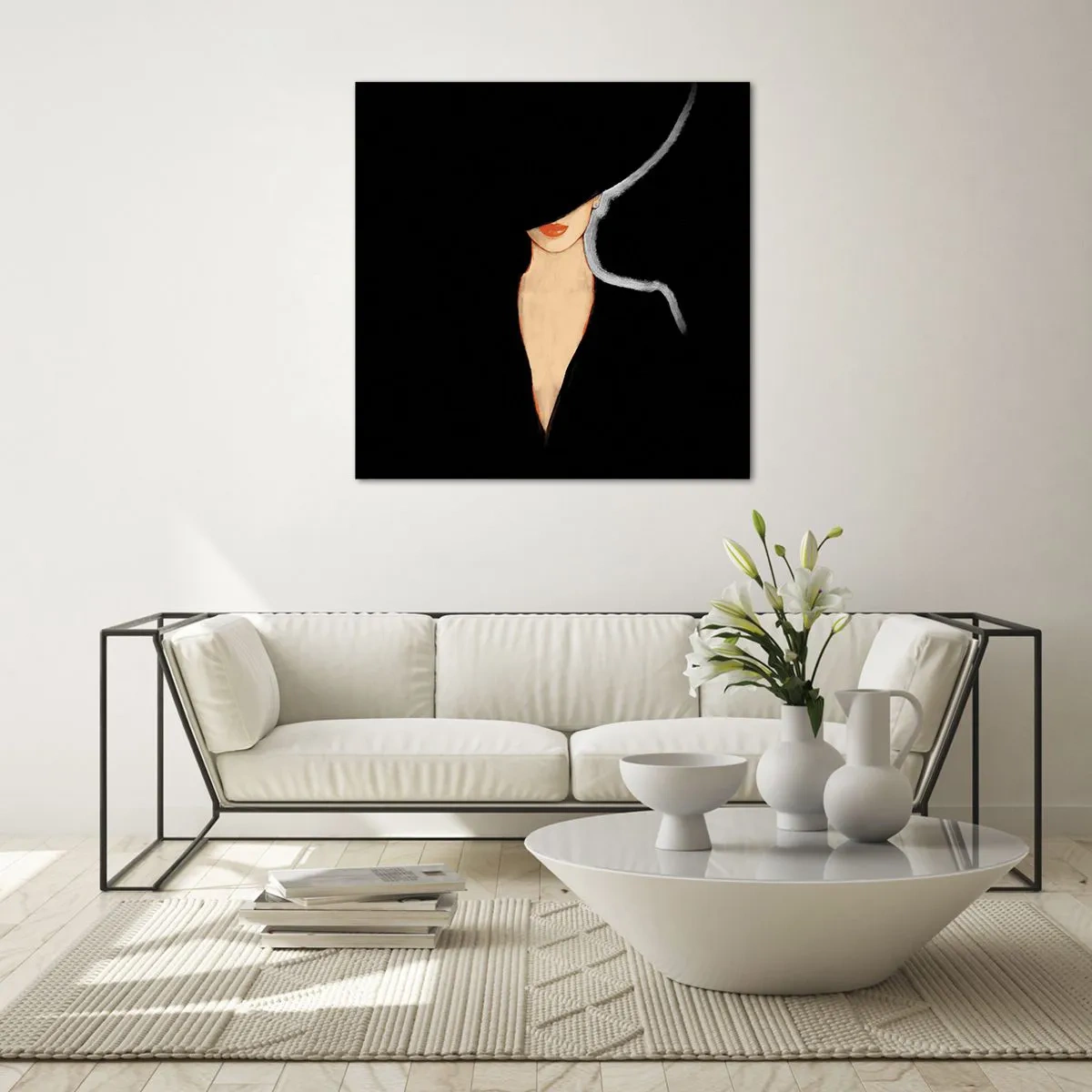 Schilderen op glas - Elegantie en stijl - 50x50 cm