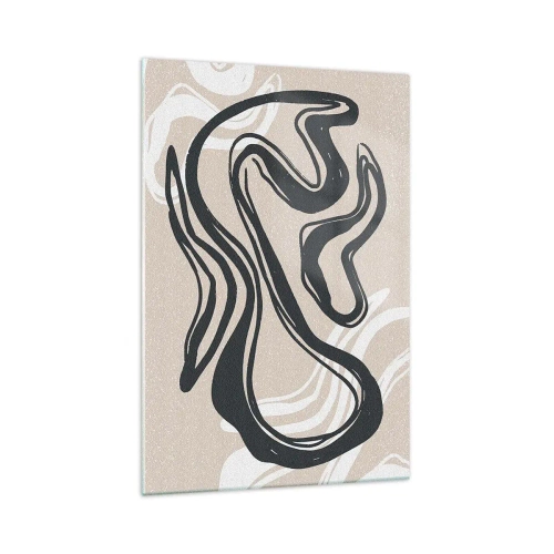 Schilderen op glas - Expressie vermenigvuldigd - 70x100 cm