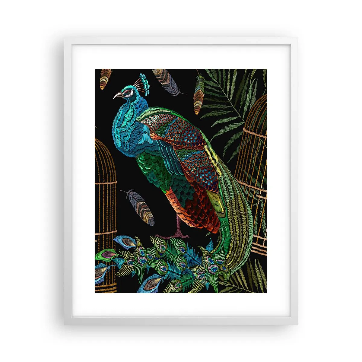 Poster in een witte lijst - In koninklijke gewaden - 40x50 cm